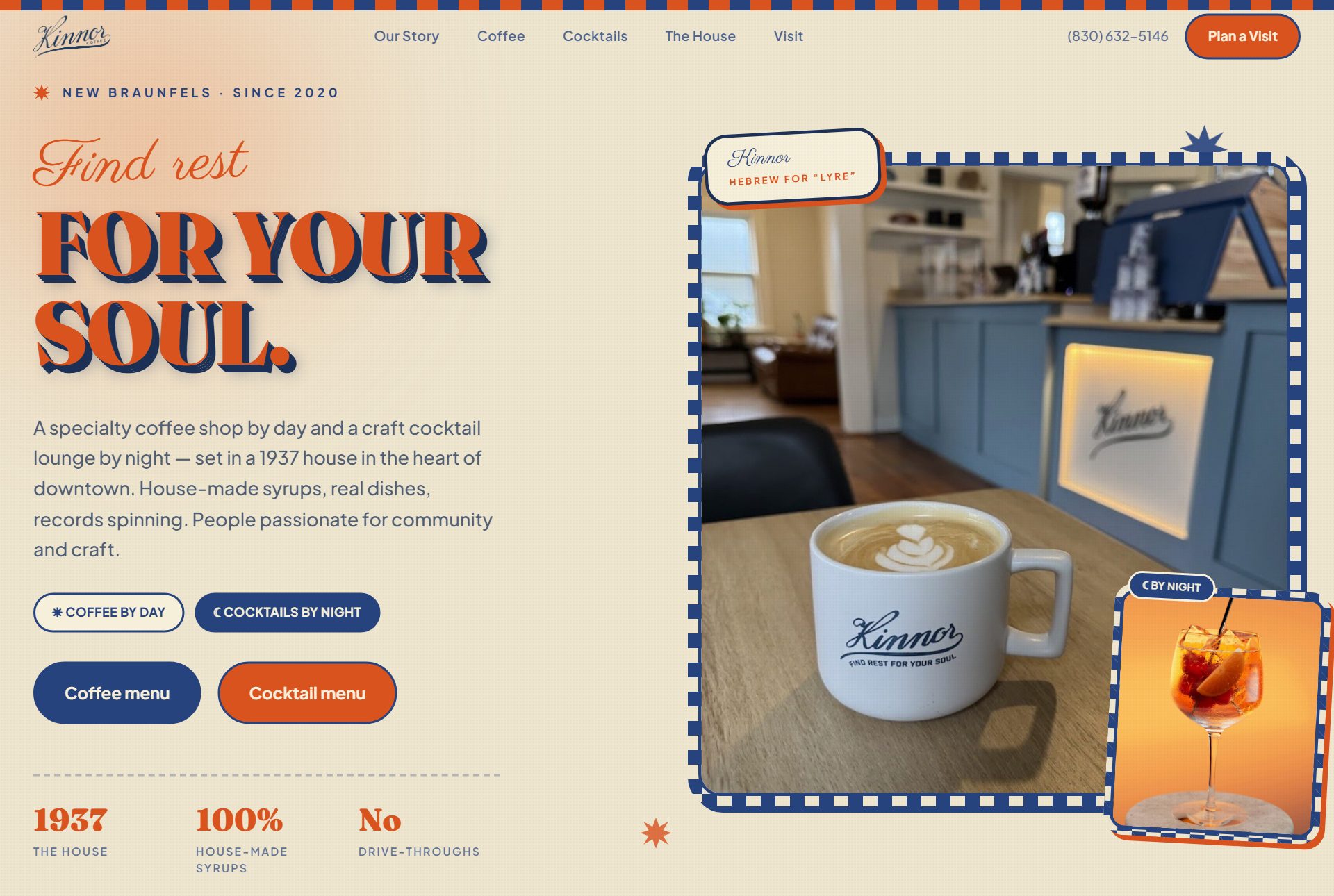 Kinnor Coffee website